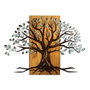 Wallity Willow - 382-A Accesorio de Pared Decorativa de Madera y Metal